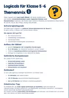Vorschau - Arbeitsblätter - Leseverständnis Klasse 5 - Logicals Klasse 5 - THEMENMIX Nr. 5 - Seite 2