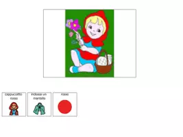 anteprima - Materiale di supporto/inclusione - Cappuccetto rosso in CAA - Pagina di copertina