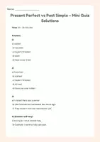 Vorschau - Stundenentwürfe - Present Perfect vs Past Simple Unterrichtsreihe – Sek I | Grammatik, Spiel, Test - Seite 2