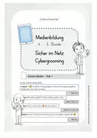 Vorschau - Stundenentwürfe - Medienbildung - Sicher im Netz & Cybergrooming - Deckblatt