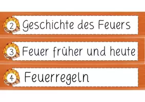 Vorschau - Unterrichtsreihen - Unterrichtsreihe "Feuer" (Sachunterricht Grundschule Klasse 4) - Seite 3