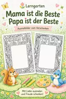 Vorschau - Mal- und Bastelvorlagen - Briefe zum ausmalen - Muttertag und Vatertag - Deckblatt