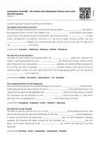 Vorschau - Arbeitsblätter - Dramatik - Der Aufbau des klassischen Dramas nach dem fünf Akt Schema (Lückentext und Übungen) - Seite 1