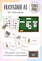 Vorschau - Stationenlernen - Buchstabeneinführung ai - Bildwortkarten und Lernspiele - Deckblatt
