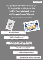 Vorschau - Stundenentwürfe - Sorgenkind Gernerationenvertrag - Sollte Deutschland eine Aktienrente einführen? - Deckblatt
