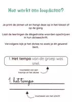 Voorbeeld - Loopdictee verzamelbundel groep 5 - Voorblad