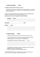 Vorschau - Test - Deutscharbeit Jugendroman Tintenherz Klasse 6 oder 7 - Seite 2