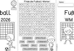 Vorschau - Arbeitsblätter - Fußball WM 2026 - Seite 1
