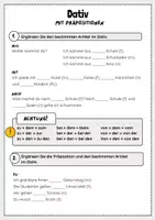 Vorschau - Arbeitsblätter - Arbeitsblätter: Präpositionen mit Dativ (aus, bei, mit, nach, von, zu) - Seite 3