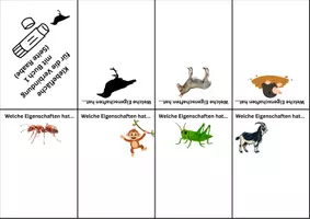 Vorschau - Mal- und Bastelvorlagen - Minibuch / Buddy-Book - Fabeltiere und ihre Eigenschaften - Seite 3