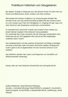 Vorschau - Arbeitsblätter - Praktikum Fellarten von Säugetieren - Seite 1