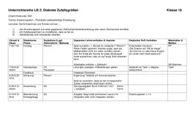 Vorschau - Unterrichtsreihen - Verlaufspläne Unterrichtsreihe Diskrete Zufallsvariablen - Seite 3