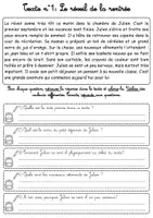 Aperçu - Feuilles d'exercices - livret de lecture + questionnaire (rentrée) - Page 1