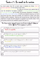 Aperçu - Feuilles d'exercices - livret de lecture + questionnaire (rentrée) - Page 2