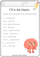 Vista previa - Hojas de trabajo - GRAMMAR WORKSHEETS PACK 2 (PRESENT PERFECT, WILL (FUTURE) & GOING TO) - página 2