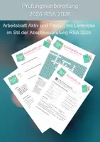 Vorschau - Arbeitsblätter - Arbeitsblatt "Aktiv und Passiv" RSA 2026 - Deckblatt
