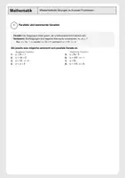 Vorschau - Arbeitsblätter - Materialpaket Lineare Funktionen - Seite 1