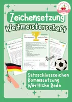 Vorschau - Stundenentwürfe - Deutsch Fußball-WM-Bundle: Lesen, Schreiben, Hören & Grammatik - Seite 1