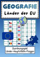 Vorschau - Spiele - Die EU: Länder - Hauptstädte - Flaggen - Deckblatt