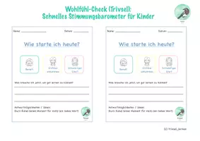 Vorschau - Arbeitsblätter - Wie starte ich heute? – Kompakter Check-in (A5) (Kl. 1-4) - Seite 2