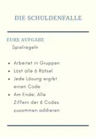 Vorschau - Unterrichtsreihen - Escape Room Schulden & Kredite | Mathe & Wirtschaft | - Seite 2