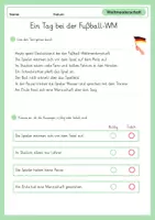 Vorschau - Stundenentwürfe - Deutsch Leseverstehen Fußball WM (Klasse 2-3) - Seite 3