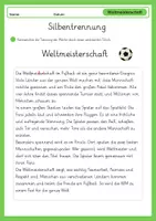 Vorschau - Stundenentwürfe - Silbentrennung Fußball-Weltmeisterschaft 3.-4. Klasse - Seite 3
