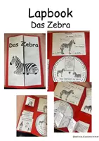 Vorschau - Arbeitsblätter - Das Zebra_Lapbook - Deckblatt