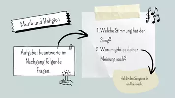 Vorschau - Unterrichtsreihen - Unterrichtseinheit: Religion und moderne Musik - Seite 3