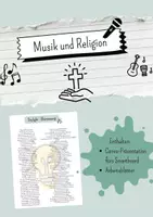 Vorschau - Unterrichtsreihen - Unterrichtseinheit: Religion und moderne Musik - Deckblatt