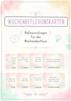 Vorschau - Aufgabenkarten - Wochenreflexionskarten - Deckblatt