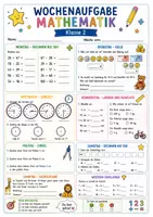 Vorschau - Arbeitsblätter - Wochenpläne Mathe- 4 Arbeitsblätter für 4 Wochen Klasse 2 - Seite 3