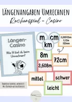 Vorschau - Spiele - Wachsendes Materialpaket - Rechenspiele Mathe - Klasse 3/4 - Deckblatt