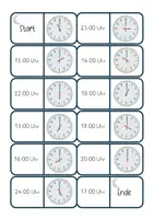 Vorschau - Spiele - Uhr Domino: Ganze Stunden (volle Stunden) - Seite 2