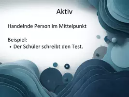 Vorschau - Präsentationen/Tafelbilder - Präsentation "Aktiv und Passiv" Prüfung RSA / HSA 2026 - Seite 3