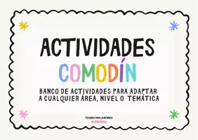 Vista previa - Otros - TARJETAS CON ACTIVIDADES COMODÍN - página 1