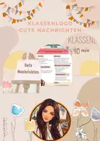Vorschau - Präsentationen/Tafelbilder - Gute Nachrichten, Classroommanagement, Training Sozialkompetenz - Deckblatt