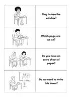 Vorschau - Arbeitsblätter - Classroom Phrases | Arbeitsblatt & Übungsmaterial (Niveau A1–A2) - Seite 3