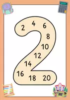 Vorschau - Fördermaterial/Inklusion - Das kleine Einmaleins Poster - Seite 2