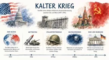 Vorschau - Arbeitsblätter - Arbeitsblatt "Kalter Krieg" + Onlineübung & MP3 + Mindmap + Infografiken - Seite 3