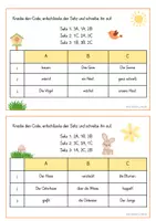 Vorschau - Arbeitsblätter - Frühlings-Codes: Lesen, Rätseln & Schreiben Klasse 1/2 - Seite 3