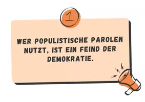 Vorschau - Arbeitsblätter - Sparpaket: Populismus – Gefahren der Demokratie - Unterrichtsreihe (Einstieg, Erarbeitung, Spiel, Simulation, Reflexion) - Seite 3