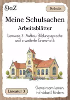 Vorschau - Arbeitsblätter - DaZ/DaF Arbeitsblätter Lernweg 3 Grundschule differenziert - Deckblatt