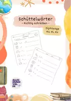 Vorschau - Arbeitsblätter - Wachsendes Materialpaket - Schüttelwörter - Seite 1