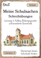 Vorschau - Arbeitsblätter - Schreibübungen DaZ/DaF Schreiben Grundschule Lernweg 3 - Deckblatt