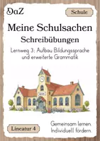 Vorschau - Arbeitsblätter - Schreibübungen DaZ/DaF Schreiben Grundschule Lernweg 3 - Deckblatt