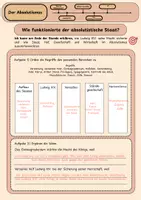 Vorschau - Arbeitsblätter - Absolutismus wiederholen – Wie Ludwig XIV. seine Macht sicherte - Seite 3