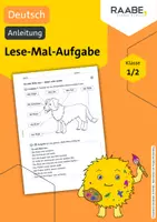 Vorschau - Mal- und Bastelvorlagen - Arbeitsblatt: Lese-Mal-Aufgabe - Deckblatt
