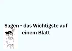 Vorschau - Arbeitsblätter - Sagen - Deckblatt