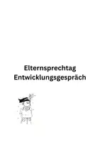 Vorschau - Poster - Elternsprechtag - Deckblatt